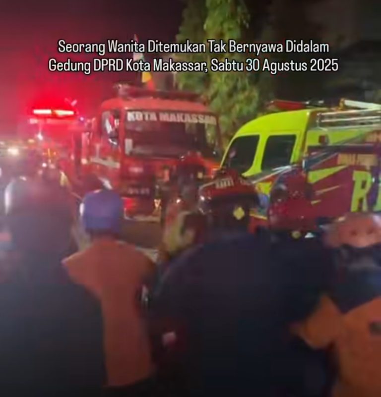 DPRD Makassar Terbakar, Jenazah Perempuan Ditemukan di Lokasi