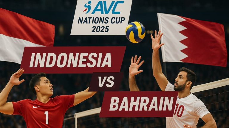 Jadwal Laga Voli Indonesia di AVC Nations Cup 2025 Malam Ini