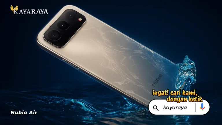 Nubia Air Resmi Rilis di IFA 2025: Ponsel Tipis 5.9mm Layar 1.5K 120Hz Baterai 5000mAh