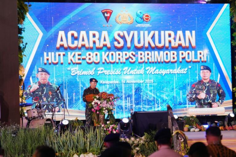 Kapolri Hargai Brimob di Ulang Tahun ke-80 Dukung Program Pemerintah