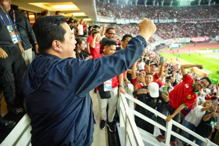 Erick Thohir Bersukacita Setelah Timnas U-23 Taklukkan Makau 5-0