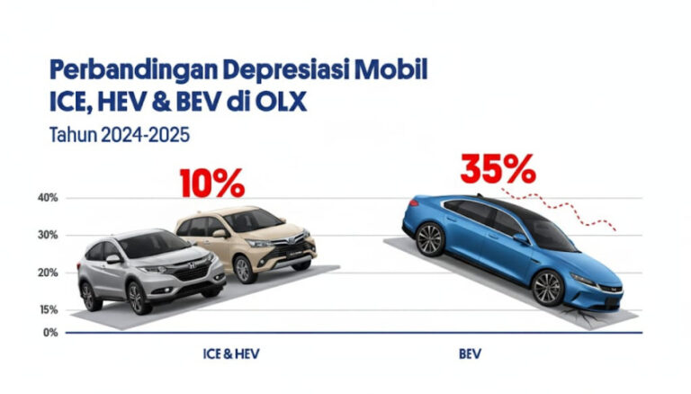 Harga Mobil Listrik Bekas Turun Jauh, Bensin Tetap Stabil