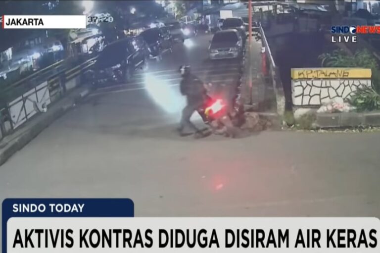 Penyiraman Air Keras Aktivis Kontras Ditingkatkan ke Penyidikan