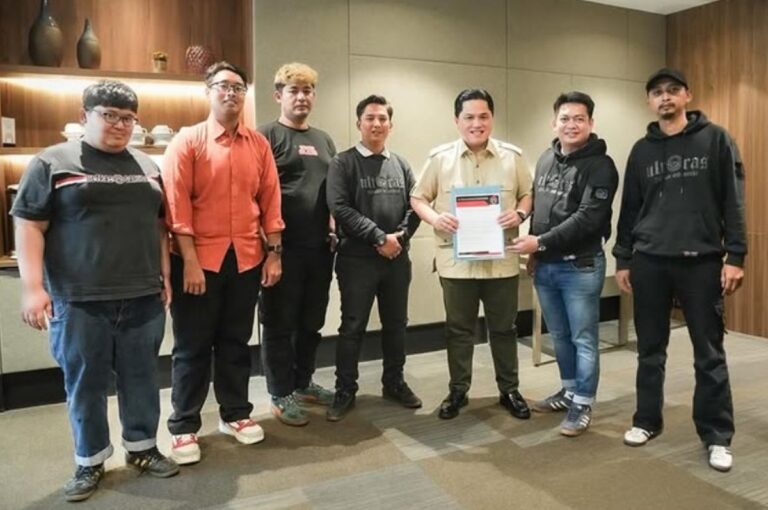 Ketum PSSI Erick Thohir Temui Ultras Garuda Bahas Pelatih Baru