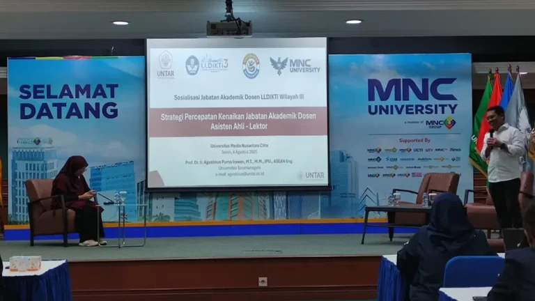 Sosialisasi Peningkatan Jabatan Akademik Dosen di MNC University
