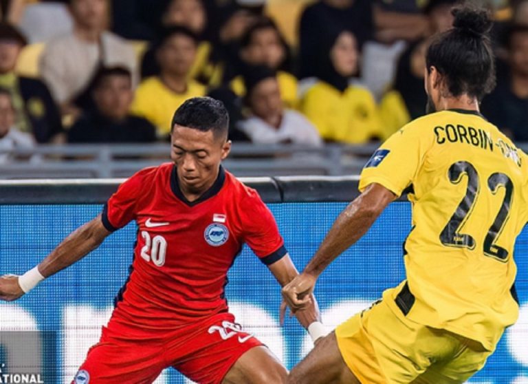 Malaysia Unggul 1-0 Atas Singapura di Babak Pertama